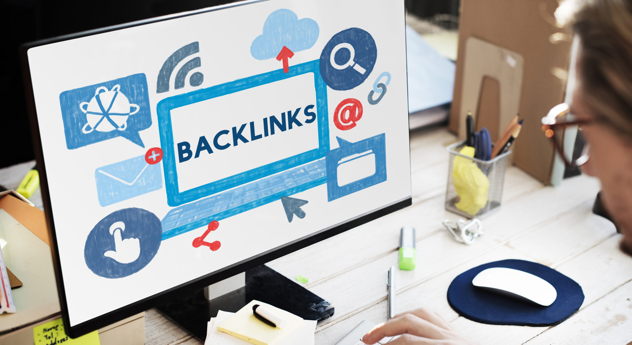 Backlink Hyperlink Networking Internet Online Technology Concept