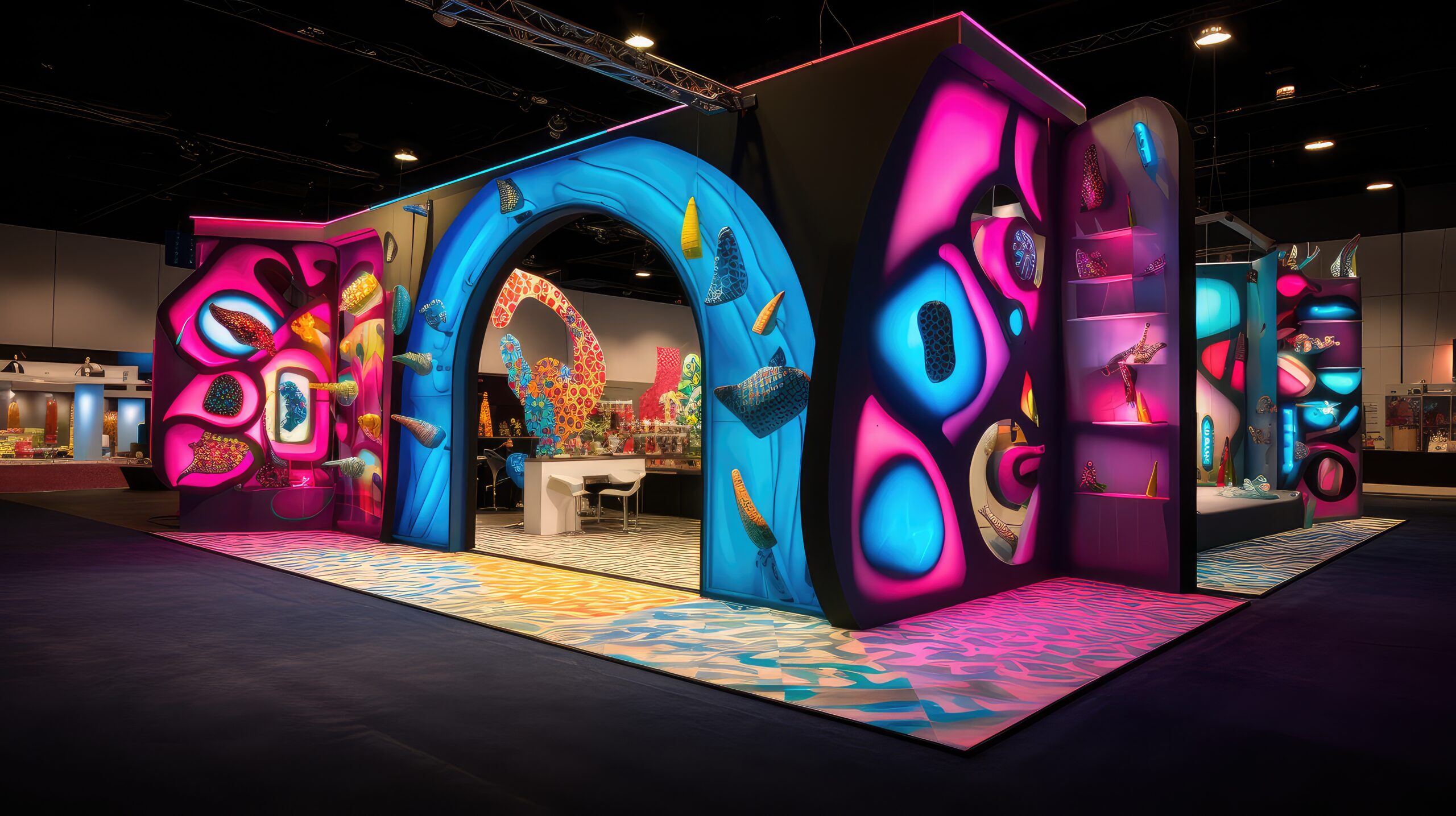 booth trade show light